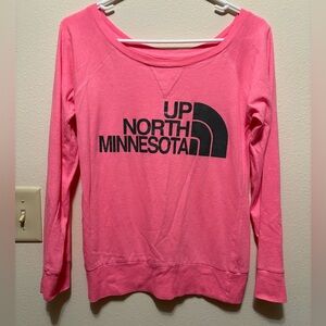 Pink MN Long Sleeve Boatneck Tee